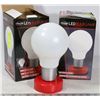 Image 1 : PAIR OF FINELIFE LED BULB LAMPS