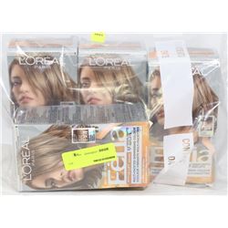 4 PACKS OF LOREAL FERIA DOWNTOWN BROWN HAIR DYE