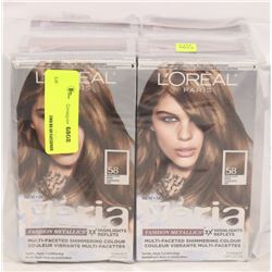 4 PACKS OF LOREAL FERIA BRONZE SHIMMER HAIR DYE
