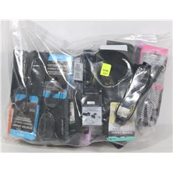BAG OF ASSORTED READING GLASSES AND CASES
