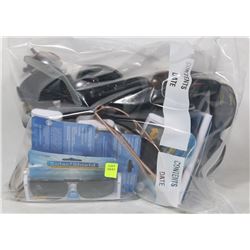 BAG OF ASSORTED SUNGLASSES AND CASES