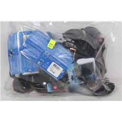 BAG OF ASSORTED SUNGLASSES AND CASES