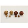 Image 1 : 2 PAIRS OF NEW "DOUBLE THE FUN" SPARKLE BALLS STUD