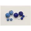 Image 1 : 2 PAIRS OF NEW "DOUBLE THE FUN" SPARKLE BALLS STUD