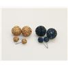 Image 1 : 2 PAIRS OF NEW "DOUBLE THE FUN" SPARKLE BALLS STUD