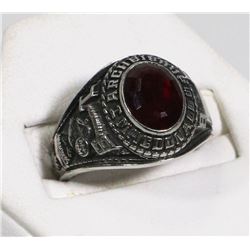 ESTATE 1982 MEN'S RING WITH GARNET