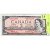 Image 1 : 1954 CANADIAN 2 DOLLAR REPLACEMENT BILL