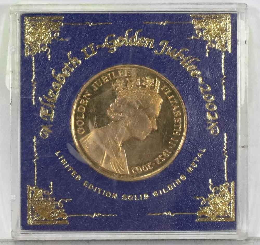 LIMITED EDITION ELIZABETH II GOLD JUBILEE COIN LIMITED EDITION ELIZABETH II GOLD JUBILEE COIN