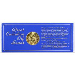 GREAT CANADIAN OIL SANDS COIN MOUNTED