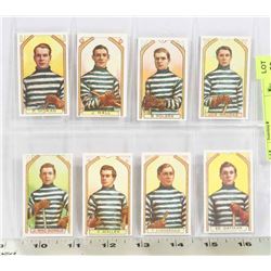 SET OF EARLY 1900S REPRINT HOCKEY PLAYER CARDS