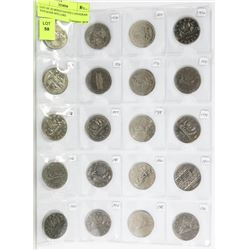 LOT OF 20 MIXED DATES CANADIAN VOYAGER DOLLARS