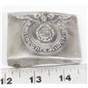 Image 1 : NAZI SS BELT BUCKLE, MARKED RZM 38/42 SS