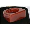 Image 1 : CARNELIAN STONE RING - APPROX SIZE 5.5