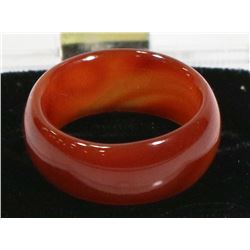 CARNELIAN STONE RING - APPROX SIZE 9.5