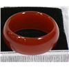 Image 1 : CARNELIAN STONE RING - APPROX SIZE 9