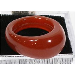 CARNELIAN STONE RING - APPROX SIZE 9