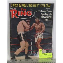 CASIUS CLAY THE RING AUGUST 1966.