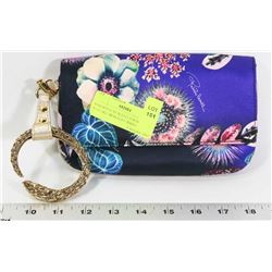 ROBERTO CAVALLI CLUTCH W/SNAKE BRACELET WRIST