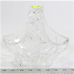 ESTATE PINWHEEL CRYSTAL BASKET