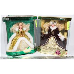 HAPPY HOLIDAYS SPECIAL EDITION BARBIE X2