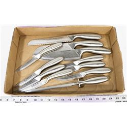 BOX W/11-PC LAGOSTINA MO V STEEL KNIFE