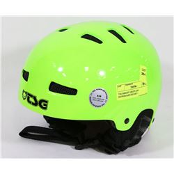 TSG BRIGHT GREEN S/M SNOWBOARD HELMET -