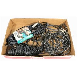 FLAT OF NEW & USED INSTRUMENT CABLES & CONNECTORS