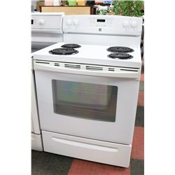 KENMORE COIL TOP STOVE, WHITE