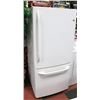 Image 1 : GE WHITE FRIDGE BOTTOM MOUNT
