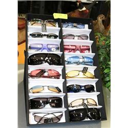 DISPLAY OF DESIGNER SUNGLASSES