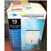 Image 1 : WHYNTER PORTABLE DEHUMIDIFIER WITH PUMP. 70 PINTS,