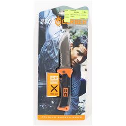 NEW GERBER SURVIVAL FOLDING SHEATH KNIFE