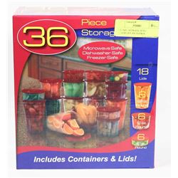 NEW 36PC STORAGE SETS - MICROWAVE, FREEZER &