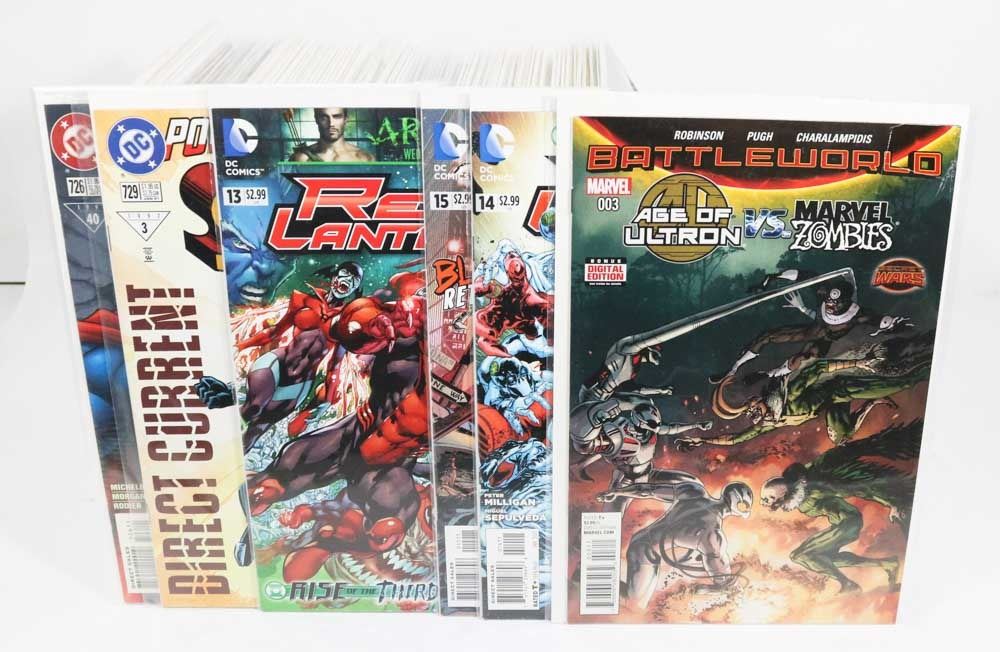 BOX OF 100 COLLECTORS COMICS, ASSORTED