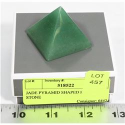 JADE PYRAMID SHAPED HEALING STONE