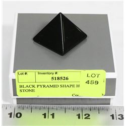 BLACK PYRAMID SHAPE HEALING STONE
