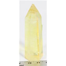 7" TALL YELLOW QUARTZ HEALING CRYSTAL
