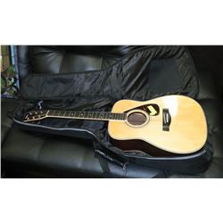 YAMAHA GUITAR FG-3655 NATURAL WITH SOFT CASE