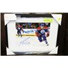 Image 1 : FRAMED LEON DRAISAITL AUTOGRAPH W/COA IN THE BACK