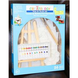 NEW CREATOLOGY KIDS ART STUDIO SET. (26PC).