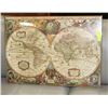 Image 1 : NOSTALGIC WORLD MAP PICTURE