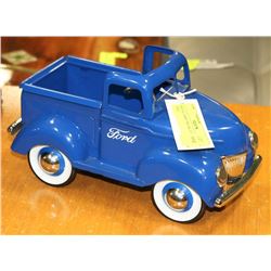 METAL FORD TRUCK 10" LONG X 6" TALL.