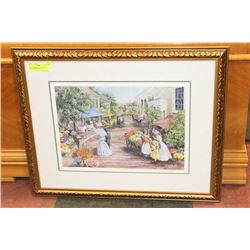 SIGNED IMPRESSIONIST PRINT BY RM CONDON LTD 574/95