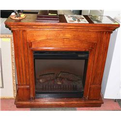 ELECTRIC FIRE PLACE 37" WIDE X 36" TALL X 12" DEEP