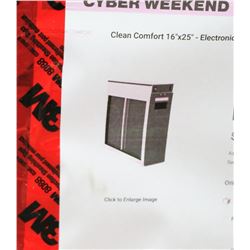 NEW CLEAN COMFORT ELECTRONIC AIR CLEANER 16"X25"