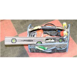 MASTERCRAFT TOOL BAG WITH RAMSET, CHISELS AND MORE