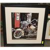Image 1 : HARLEY DAVIDSON FRAMED MATTED PICTURE