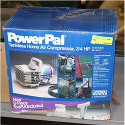 POWERPAL TANKLESS 3/4HP AIR COMPRESSOR