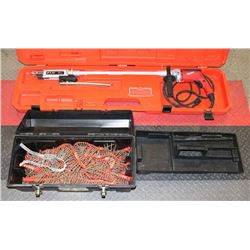 PAM AUTOFEED SCREW GUN SOLD WITH TOOL BOX FULL OF