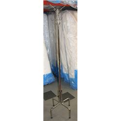 TALL CHROME COAT RACK